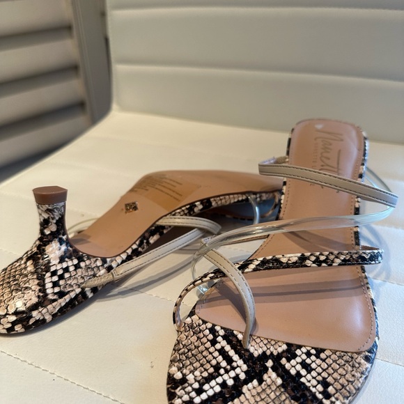 Nanette Lepore Kitten Heel Opened Toe Heel - Picture 2 of 3